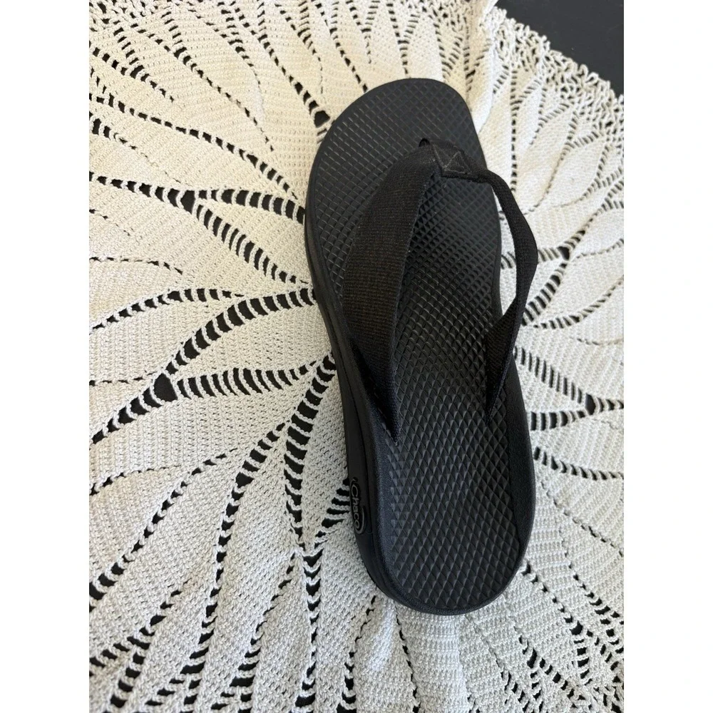 Chaco Black Flip Flop LEFT ONLY Single Shoe Amputee Adaptive Arch Support MEN 8